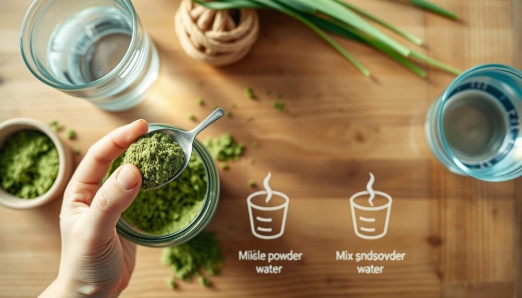 how to use barley grass powder