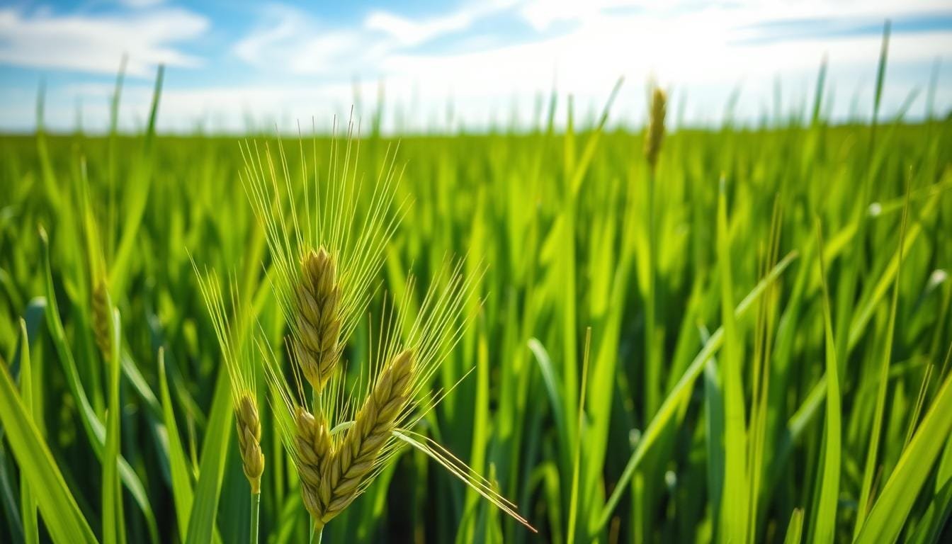 organic barley green