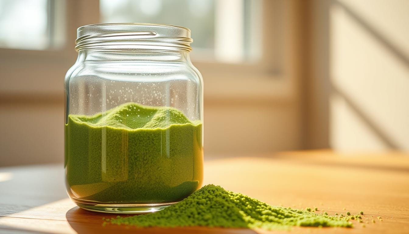 Barley green powder for energy