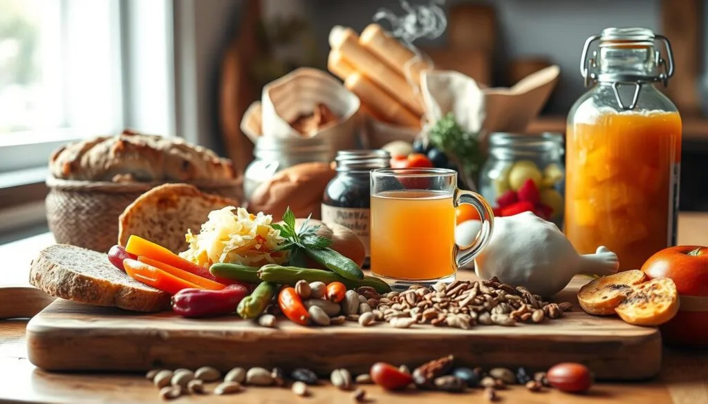 fermented food and prebiotics