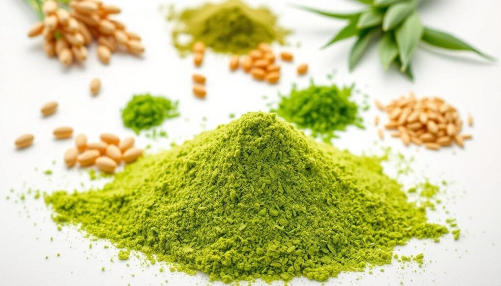 key ingredients in barley grass powder