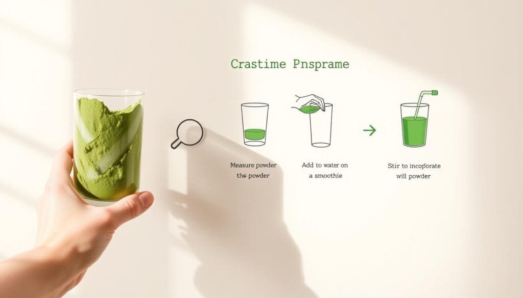 step-by-step guide to using barley green powder