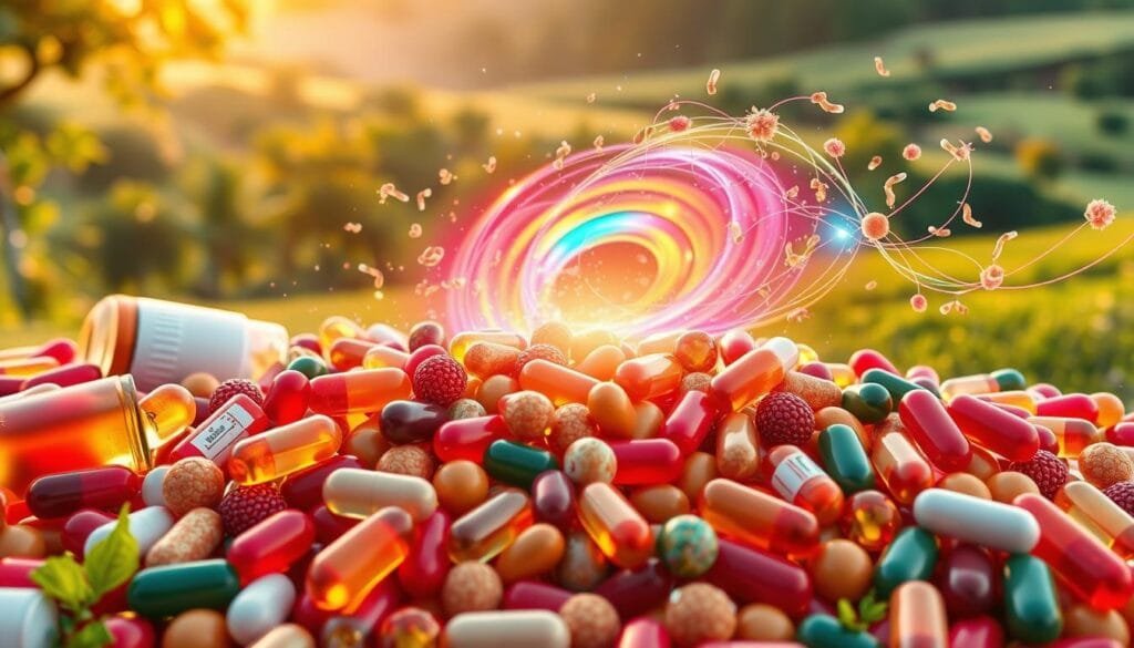 synergy of vitamins and probiotics