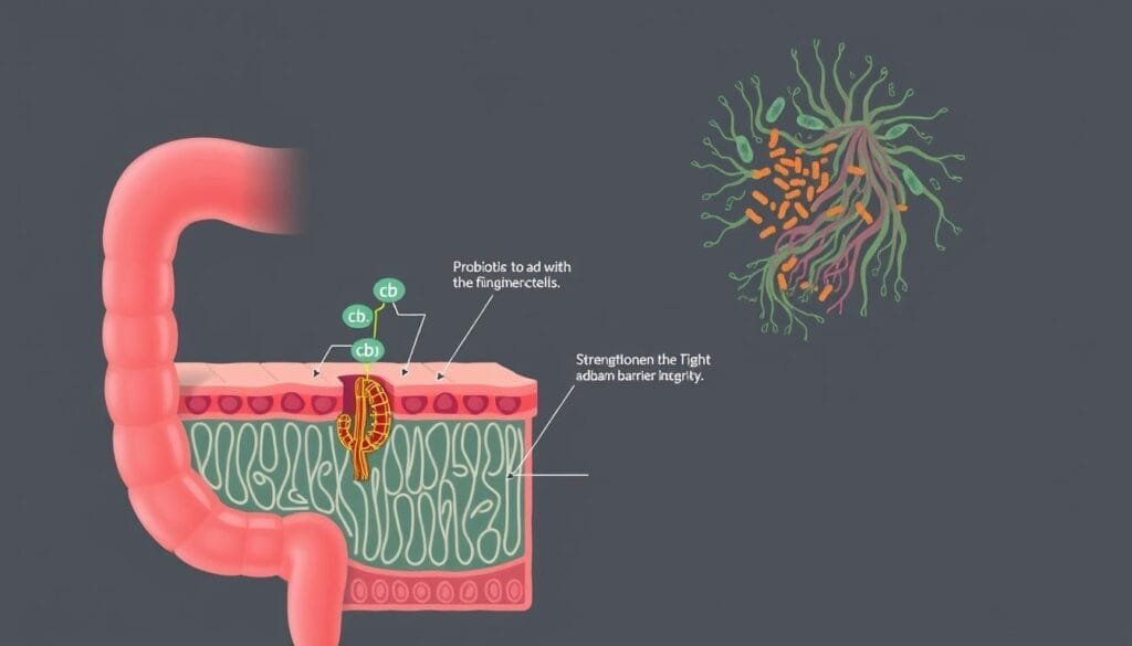 Role of probiotics in gut barrier function