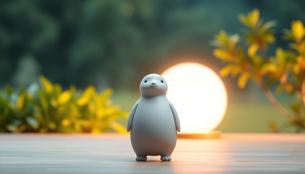 A serene, holistic wellness companion stands at the forefront, exuding a calming presence. In the middle ground, a glowing sphere of soothing light symbolizes the rejuvenating power of hydrogen-infused water. The background features a tranquil, nature-inspired setting with lush greenery and a soothing, warm color palette. The scene is bathed in soft, diffused lighting that creates a meditative atmosphere, inviting the viewer to experience the harmony of mind, body, and environment. The overall composition conveys a sense of balance, wellness, and the promise of improved circulation and vitality.