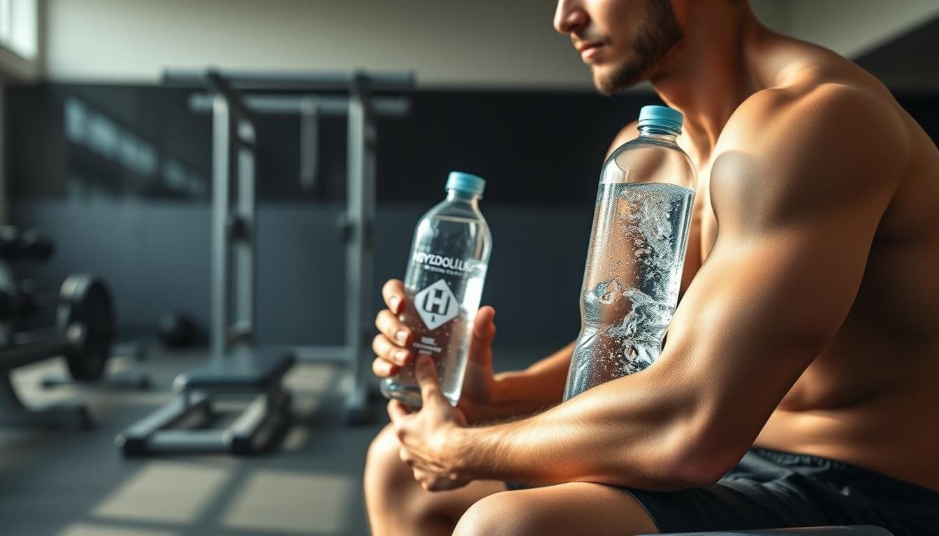 Hydrogen water for athletic recovery