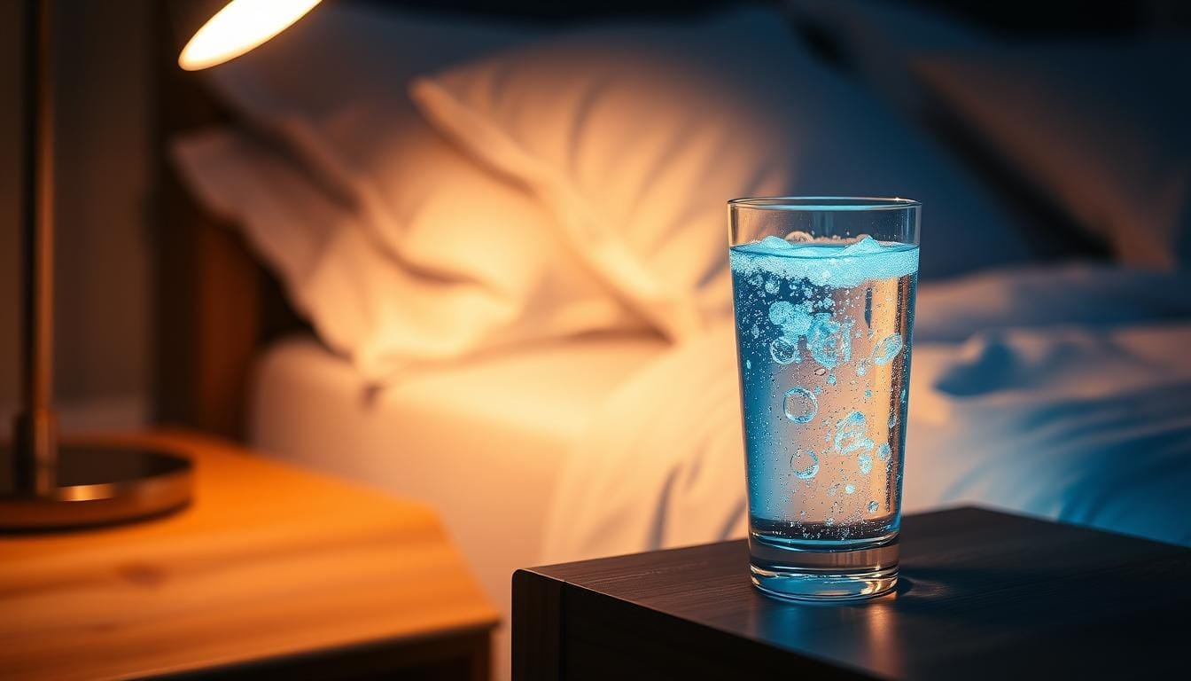 Hydrogen water for sleep