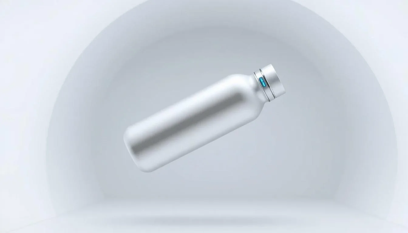 Travel-friendly hydrogen water bottle