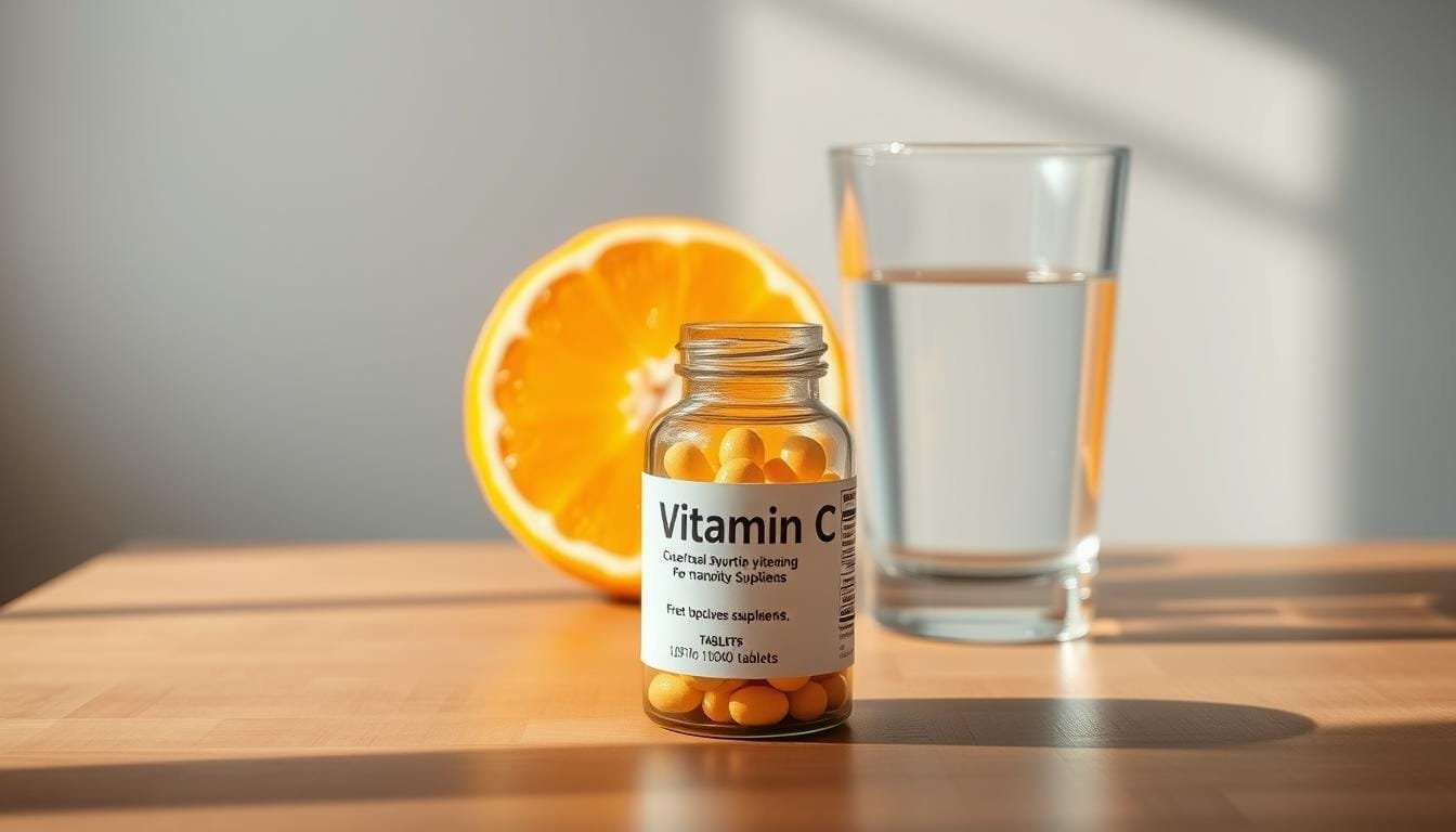 vitamin c supplement at night or morning