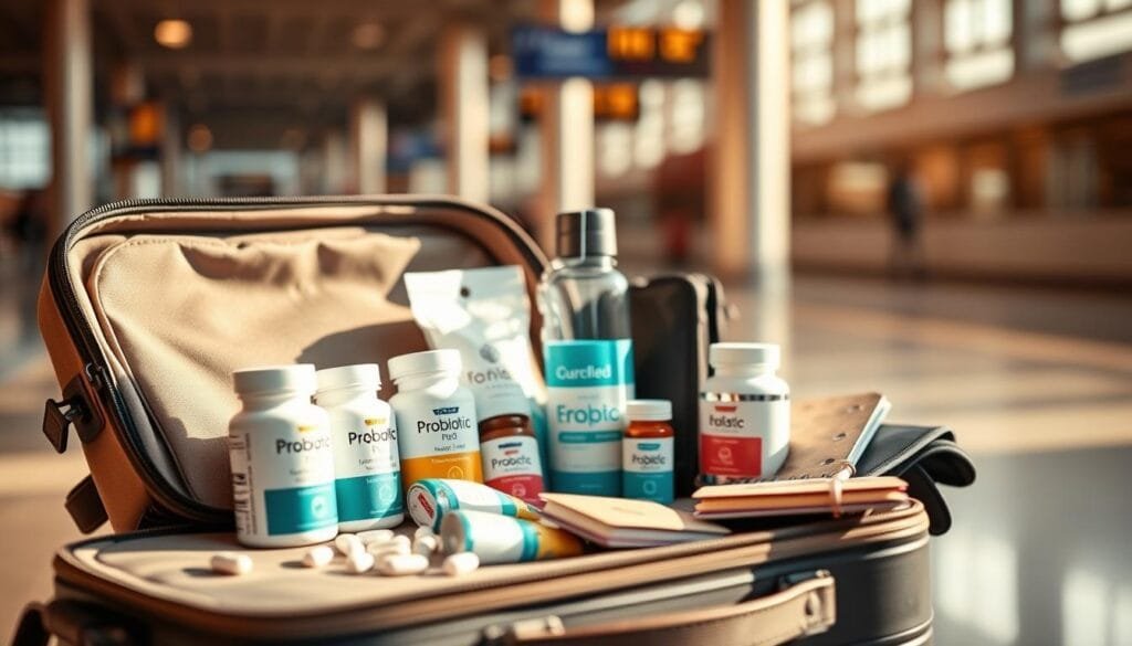 probiotic travel routine