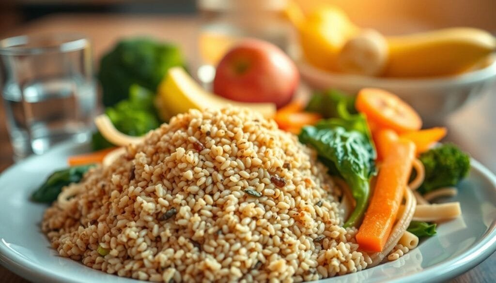 Carbohydrate loading with fiber