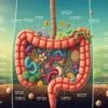 Gut microbiome diagram