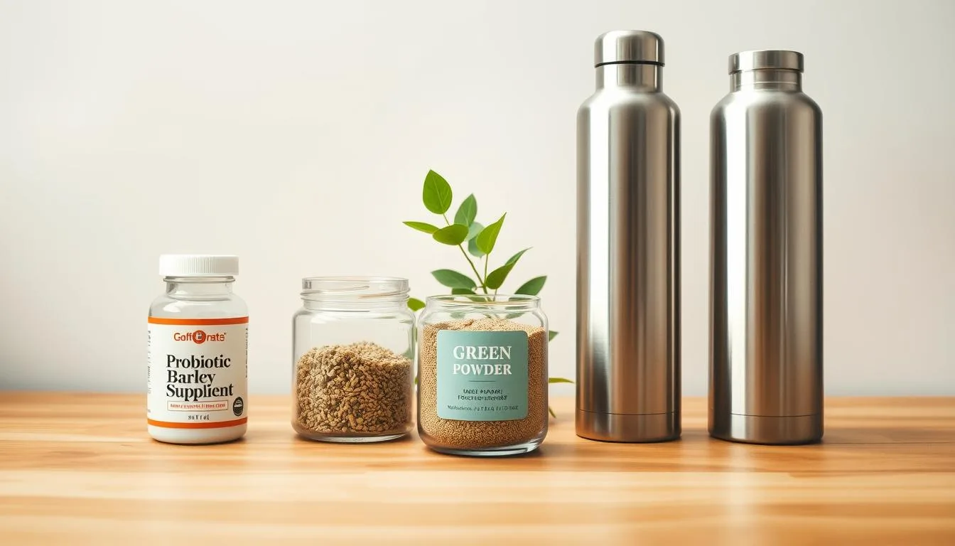My Daily Wellness Stack: Probiotics, Green Barley & Hydrogen Water