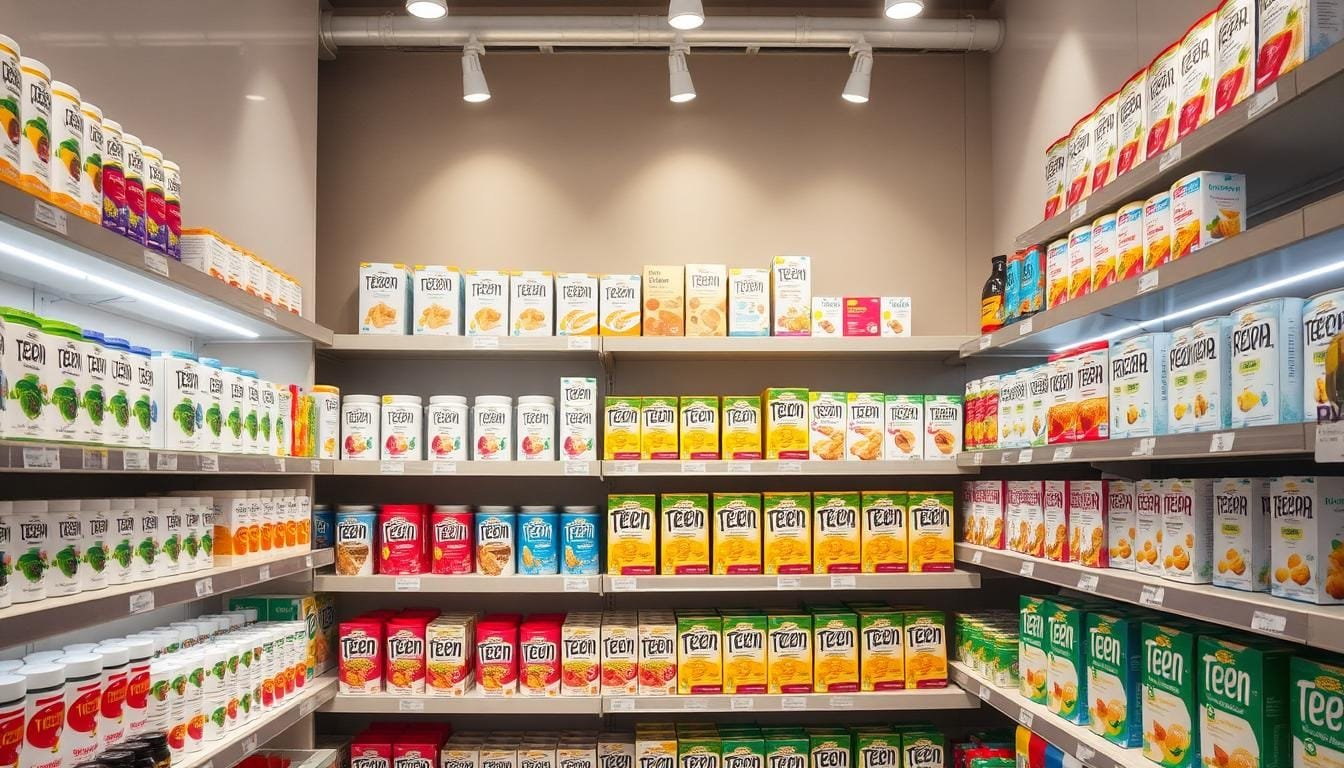 Teen fiber supplements