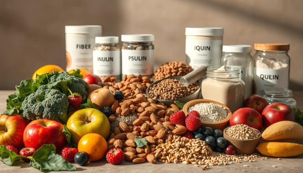 fiber-rich foods and supplements