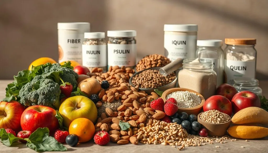 fiber-rich foods and supplements