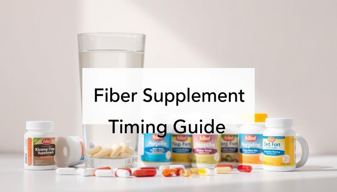 fiber supplement morning or night