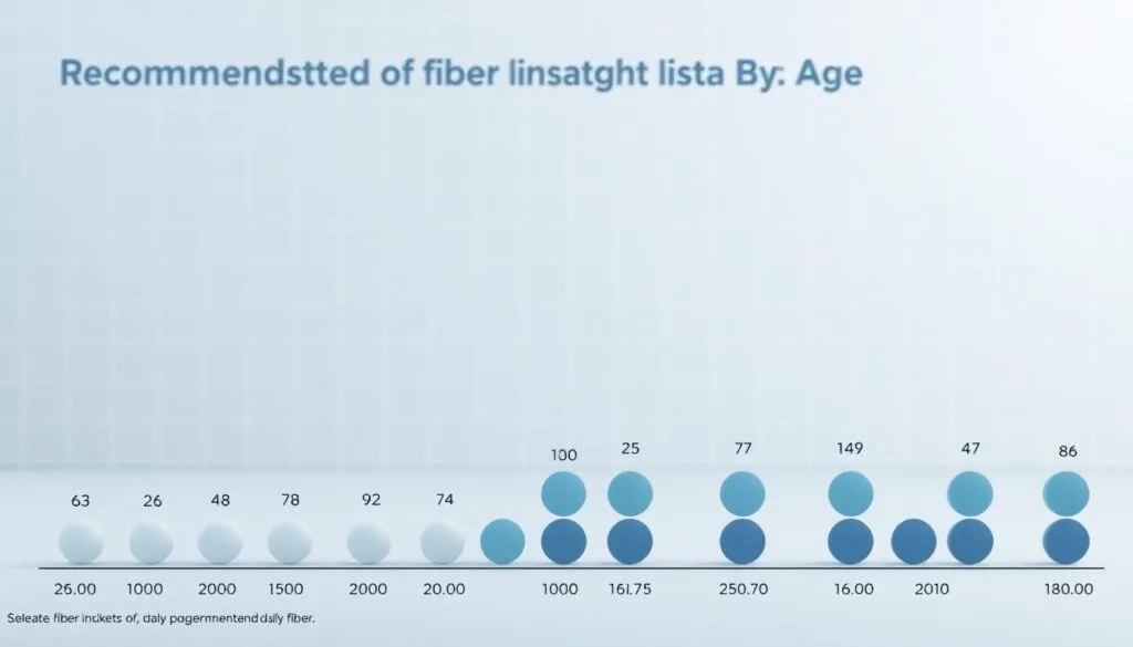 recommended fiber intake by age