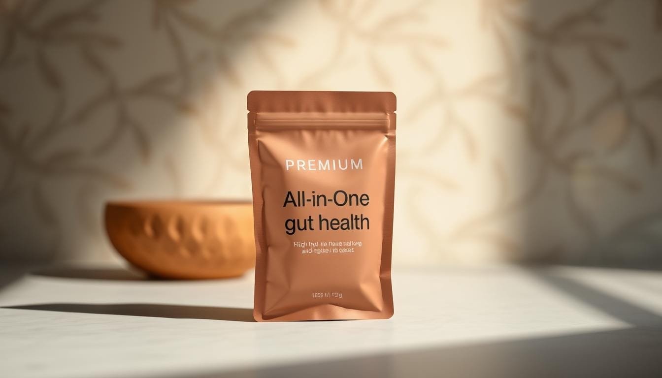 All-in-one gut health sachet (fiber + probiotics + enzymes)