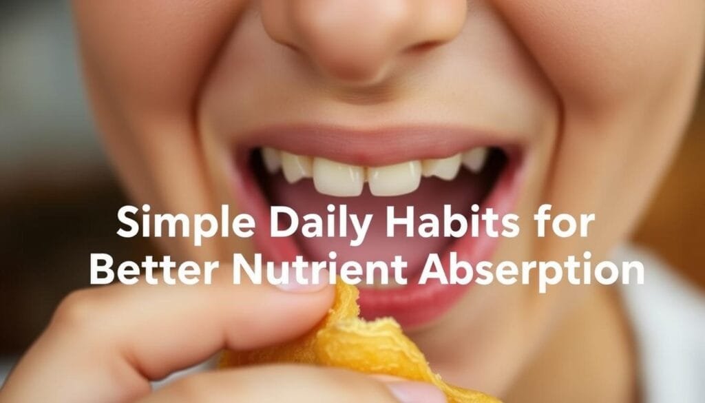 Chewing food for better digestion