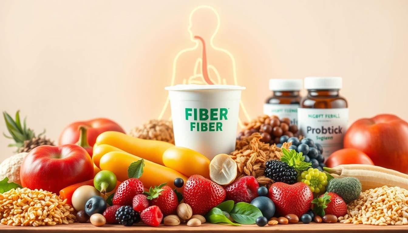 What does fiber and probiotics do?
