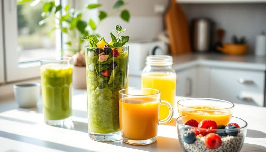 gut-friendly morning drinks