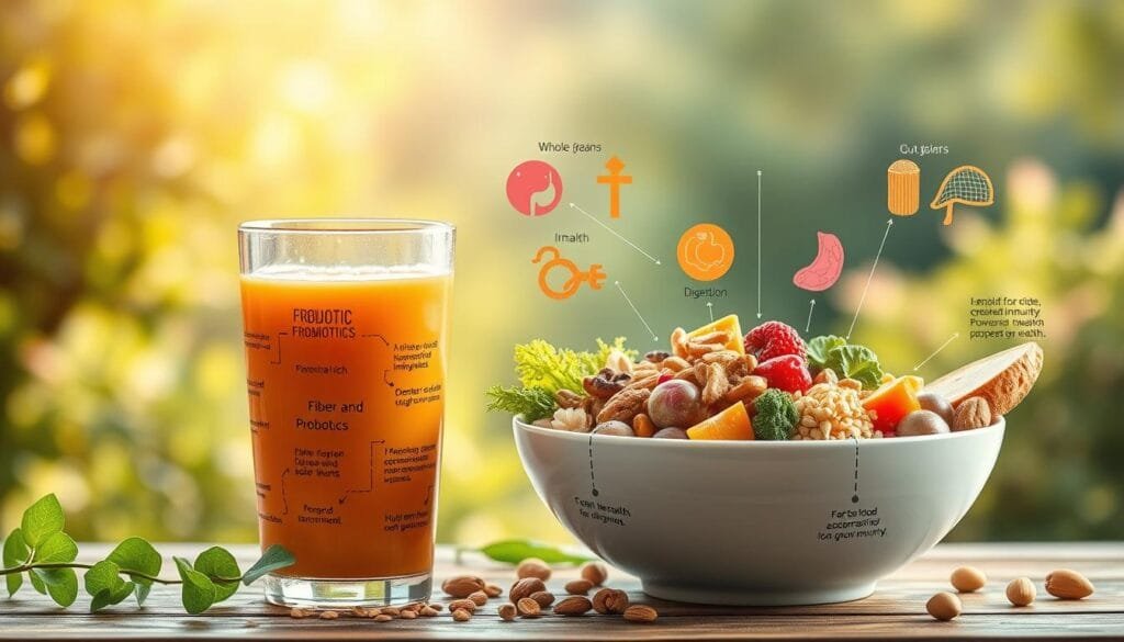 health benefits of fiber and probiotics