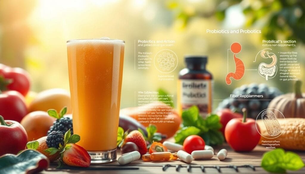 health benefits of probiotics and fiber supplements