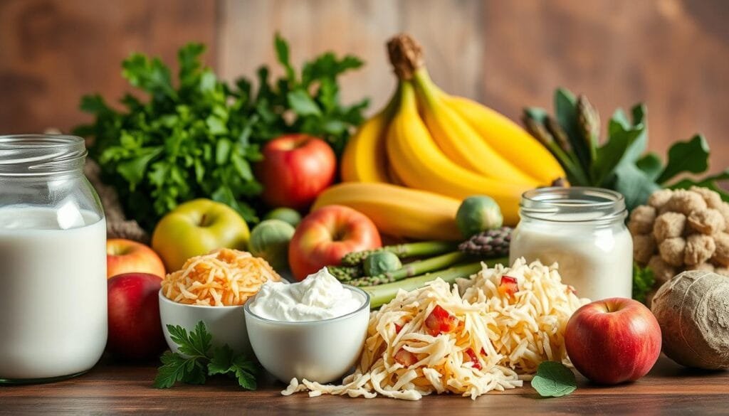 probiotic and prebiotic food sources