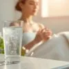 Hydrogen water for stretch marks