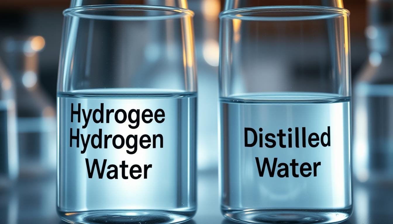 Hydrogen water vs distilled water
