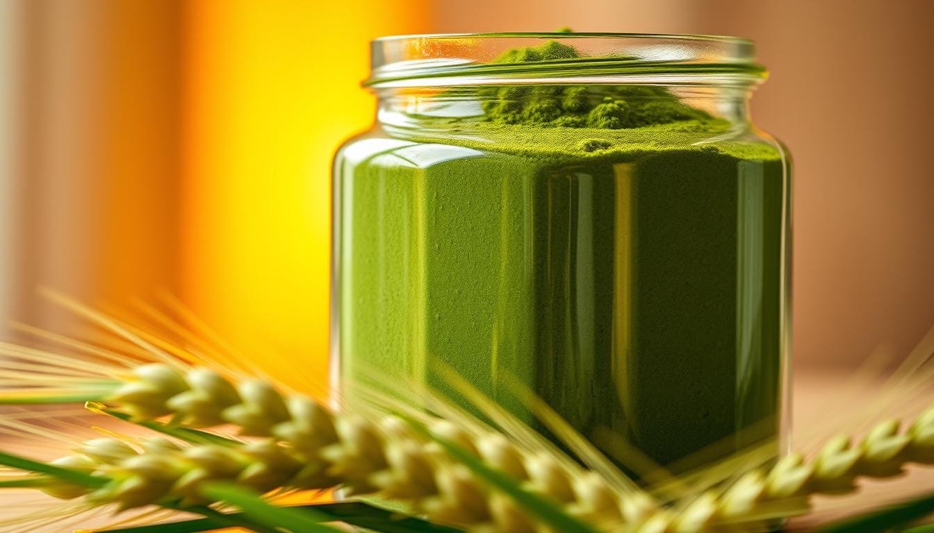 Barley green powder detox