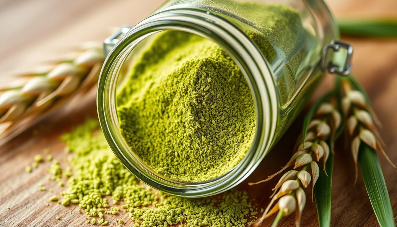 Barley green powder for weight loss