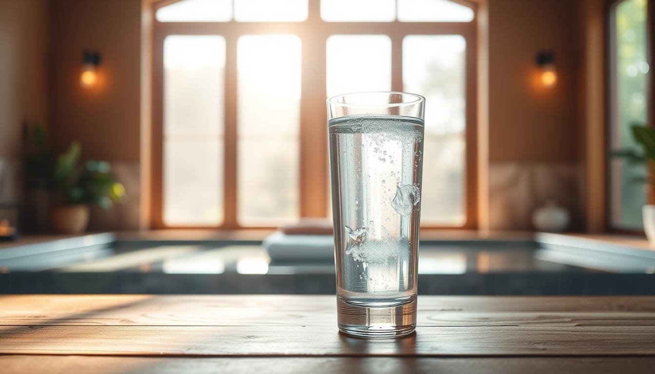 Hydrogen water for cleansing