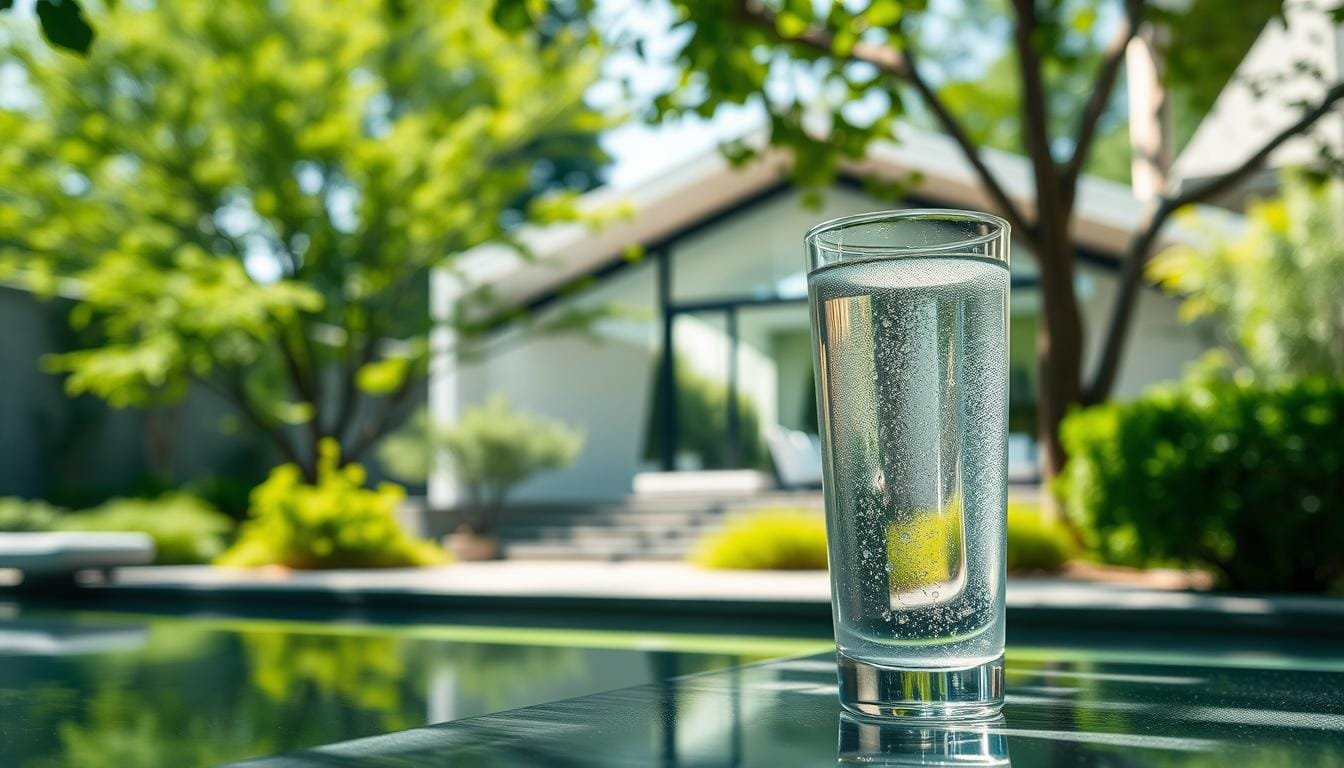 Hydrogen water for stress