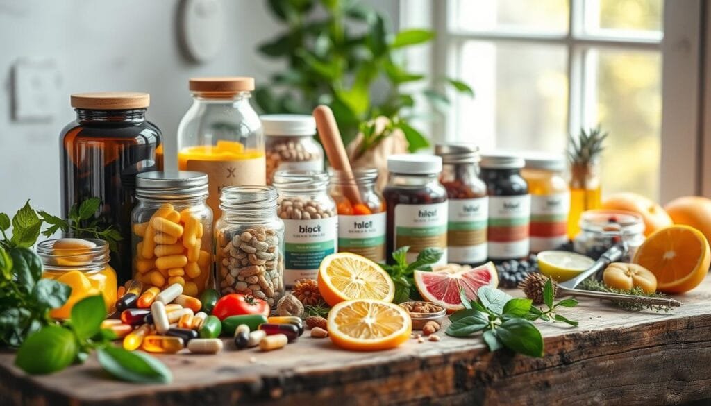 Wellness Concept gut health supplements Wellness Concept gut health supplements
