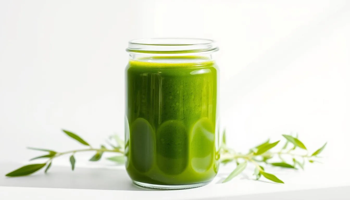 fresh barley grass juice