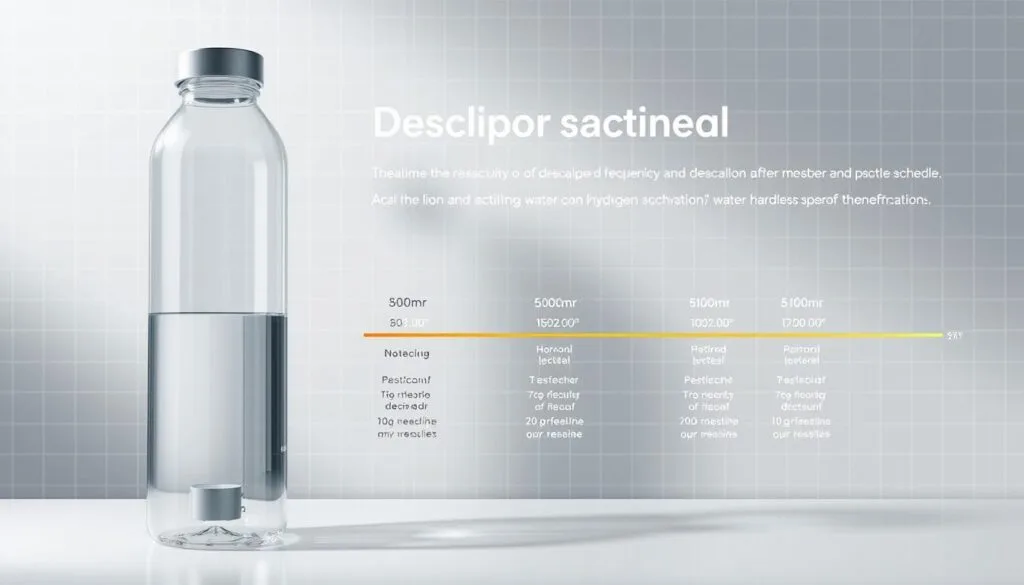 descaling schedule for hydrogen water bottle