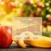 apple fiber better than banana fiber