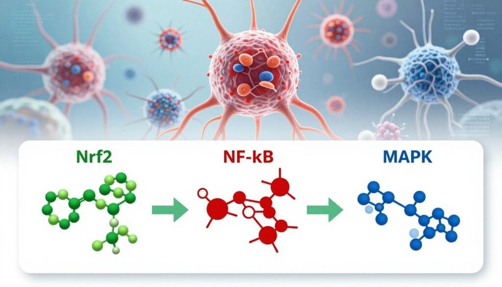 Nrf2 NF-κB MAPK pathway analysis